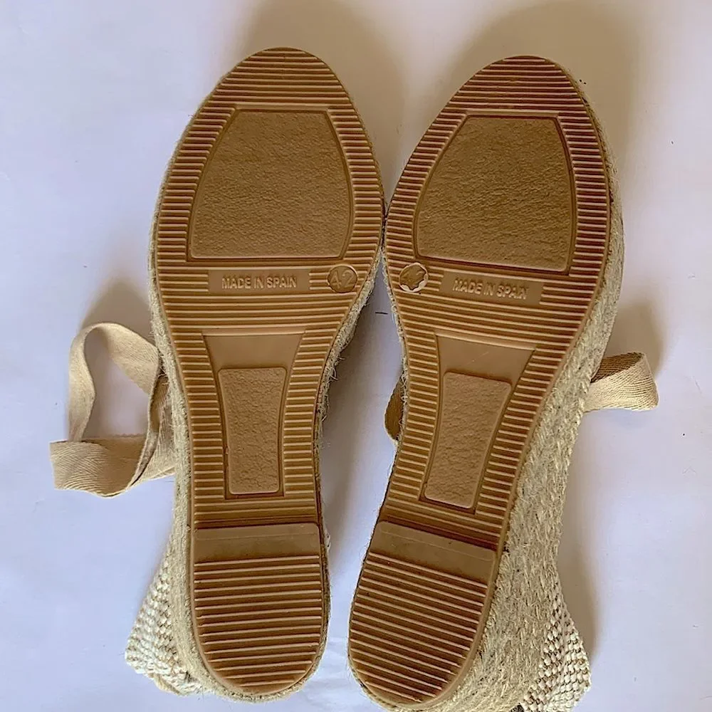 LK Bennett Maureen Trench Suede Espadrilles Size 11.5